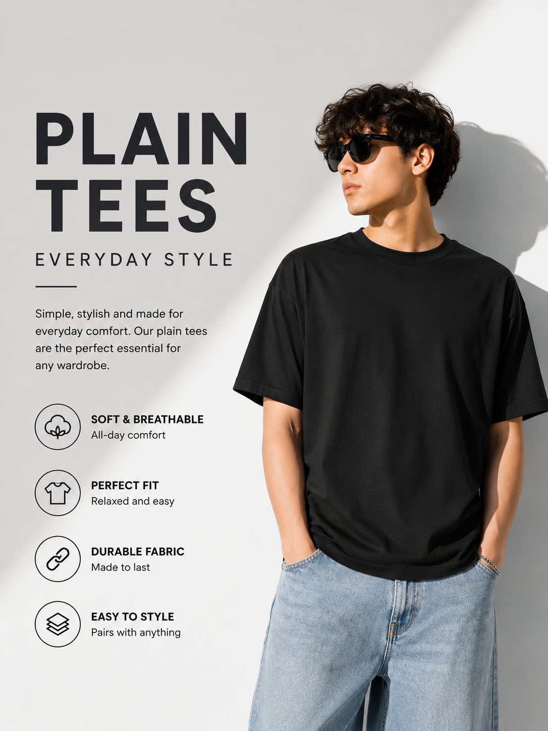 PLAIN TEES