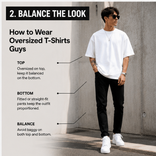 How to Wear Oversized T-Shirts for Guys