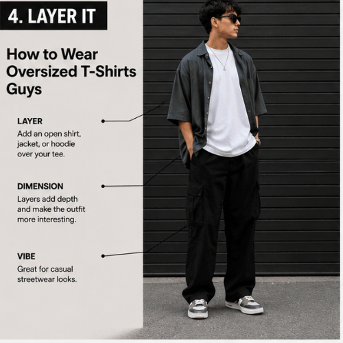 How to Wear Oversized T-Shirts for Guys